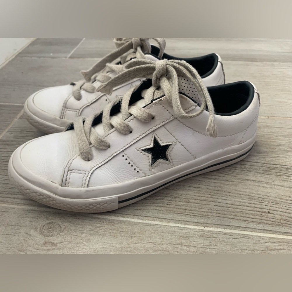 Leather Converse